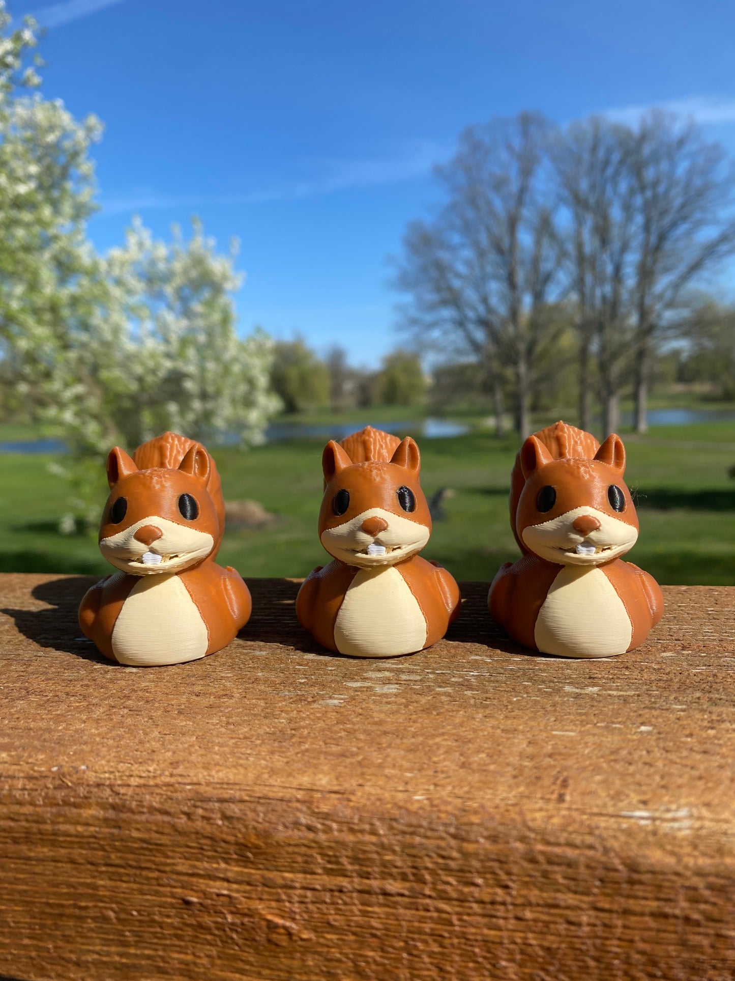 Squirrel Duck Miniature Figurine For Jeep Wrangler Dashboard