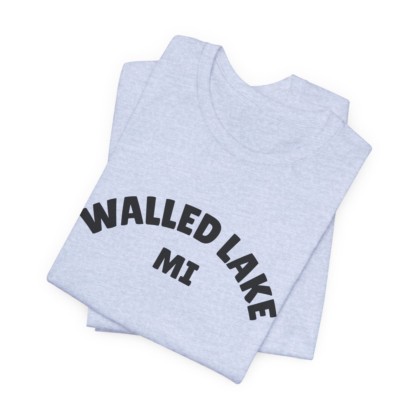 Walled Lake, Michigan Unisex Jersey Short Sleeve Tee