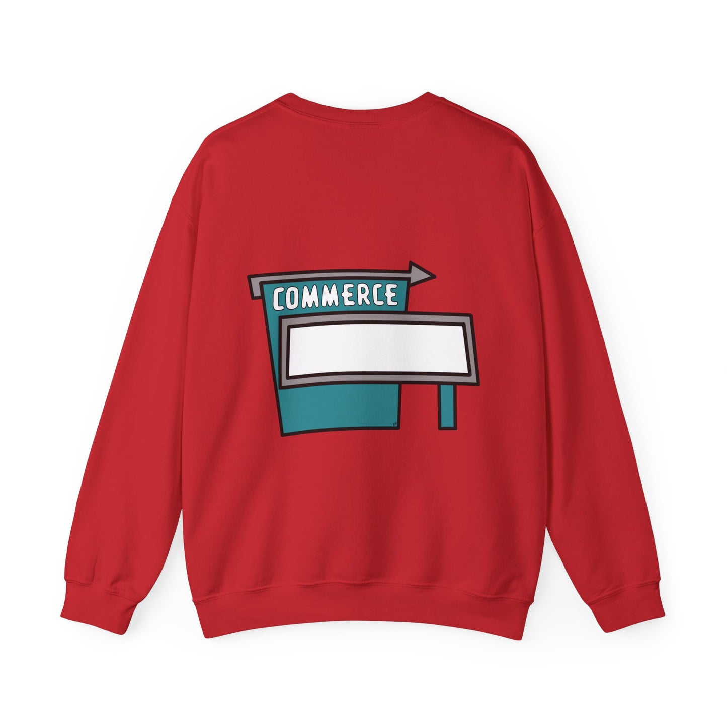 Commerce Drive-In Sign Crewneck Unisex Sweatshirt