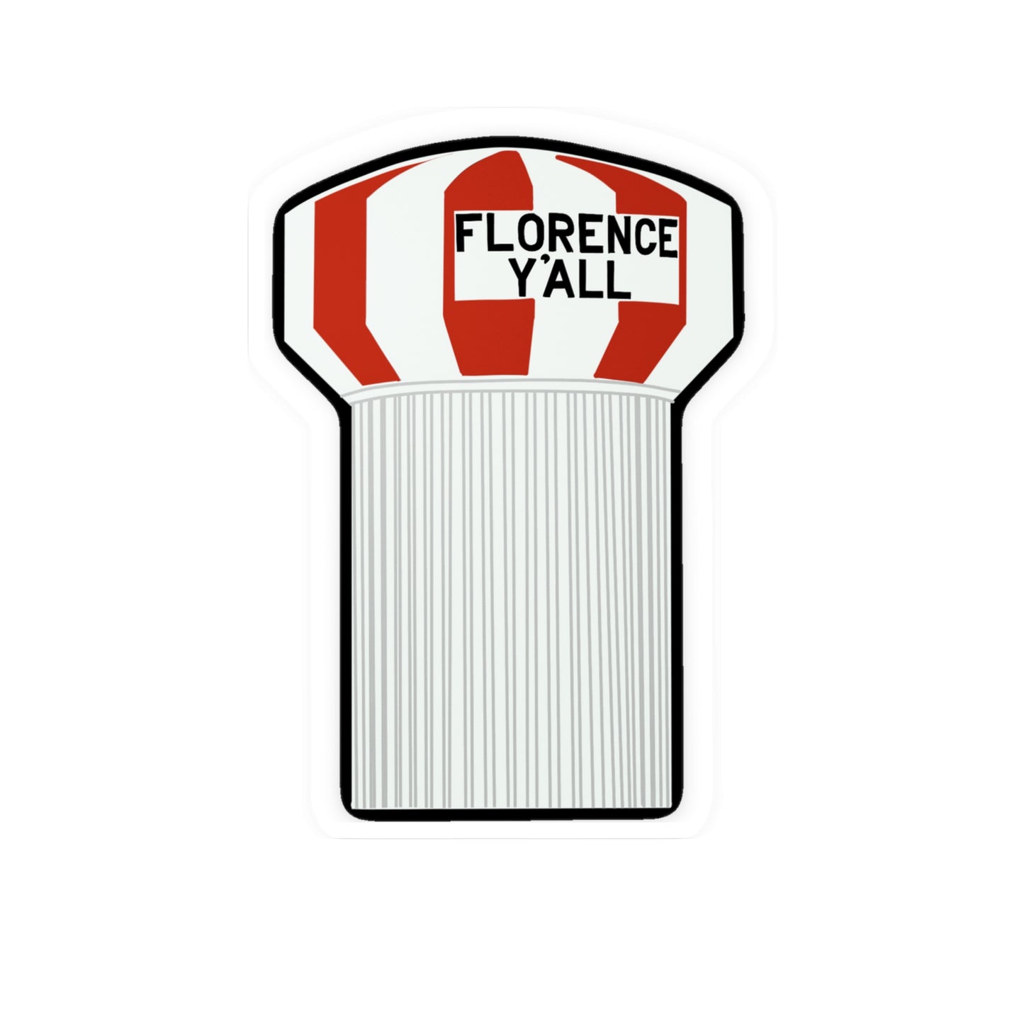 Florence Y'all Water Tower Florence Kentucky Waterproof Kiss-Cut Vinyl Decals Stickers