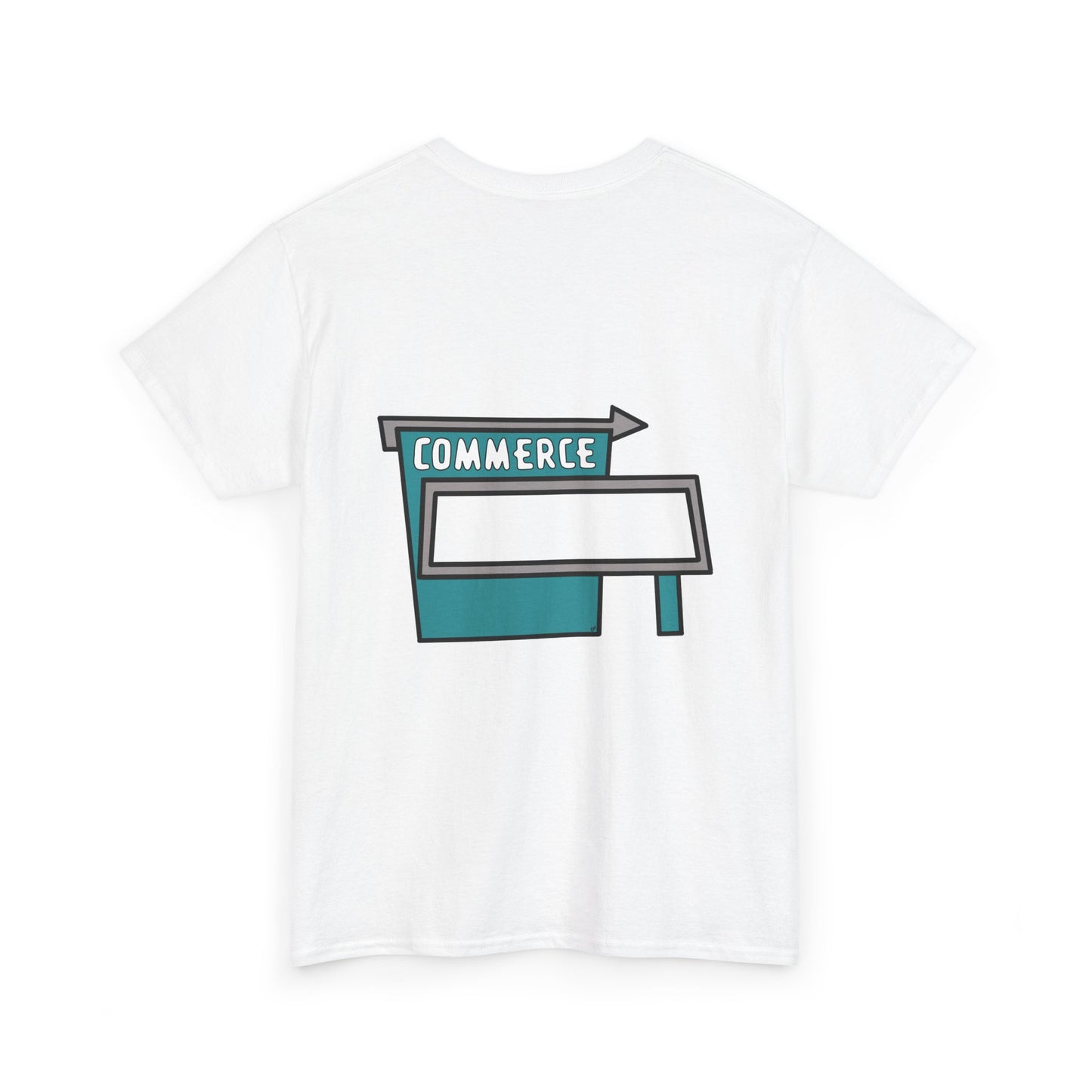 Commerce Drive-In Sign Unisex Heavy Cotton Tee Shirt