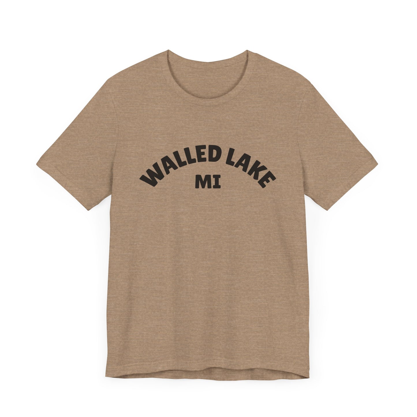 Walled Lake, Michigan Unisex Jersey Short Sleeve Tee