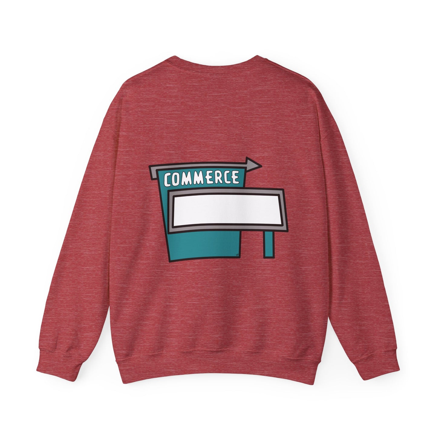 Commerce Drive-In Sign Crewneck Unisex Sweatshirt