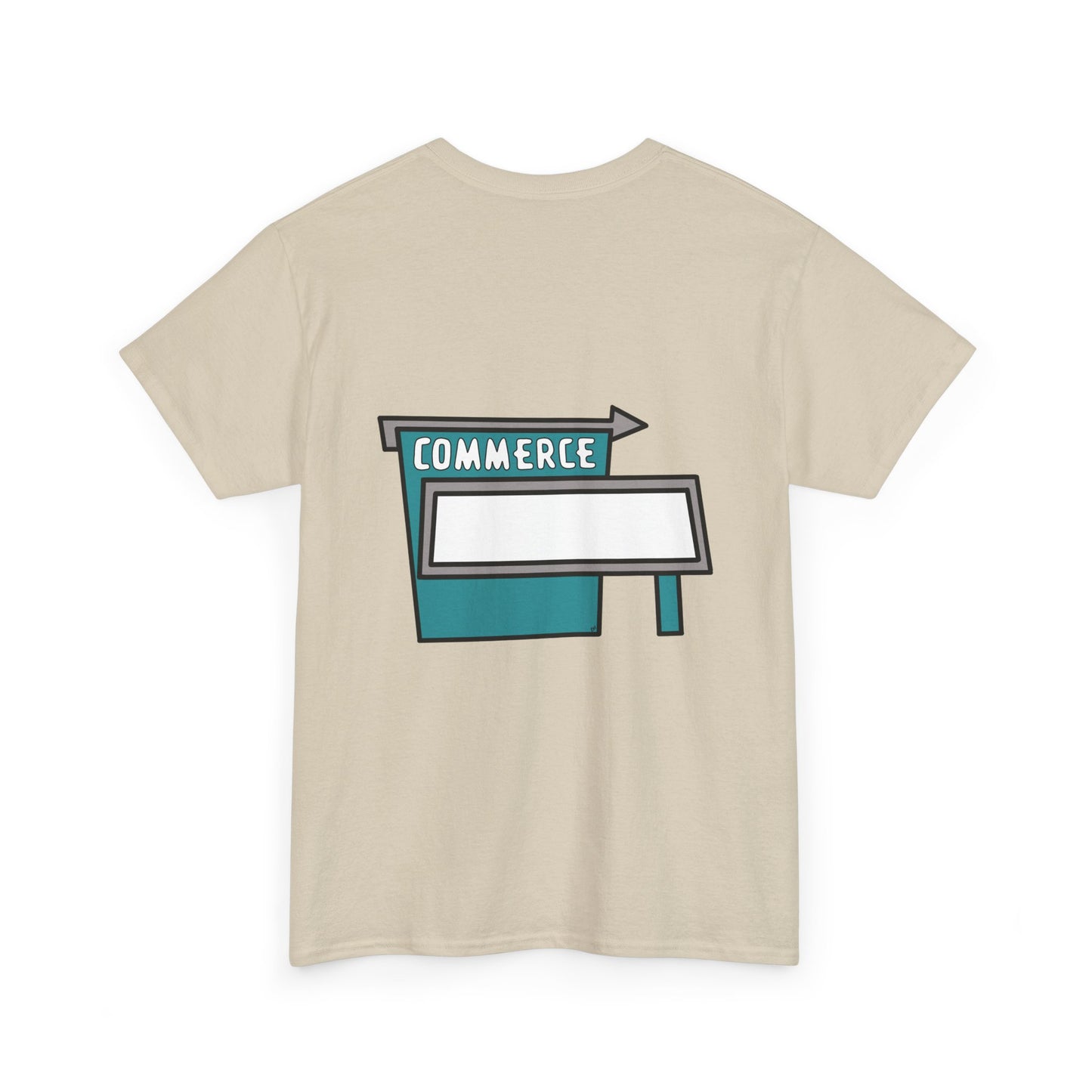 Commerce Drive-In Sign Unisex Heavy Cotton Tee Shirt