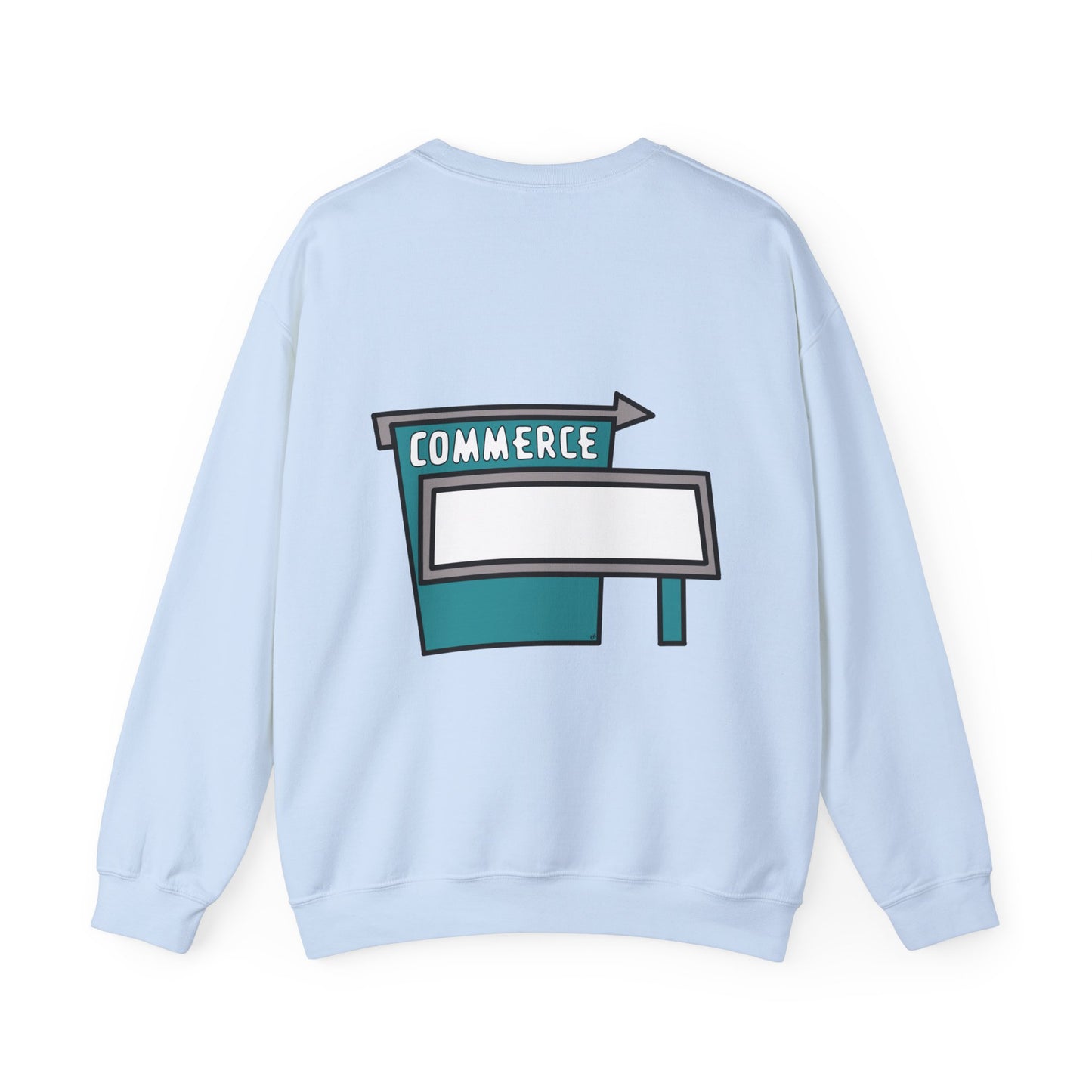 Commerce Drive-In Sign Crewneck Unisex Sweatshirt