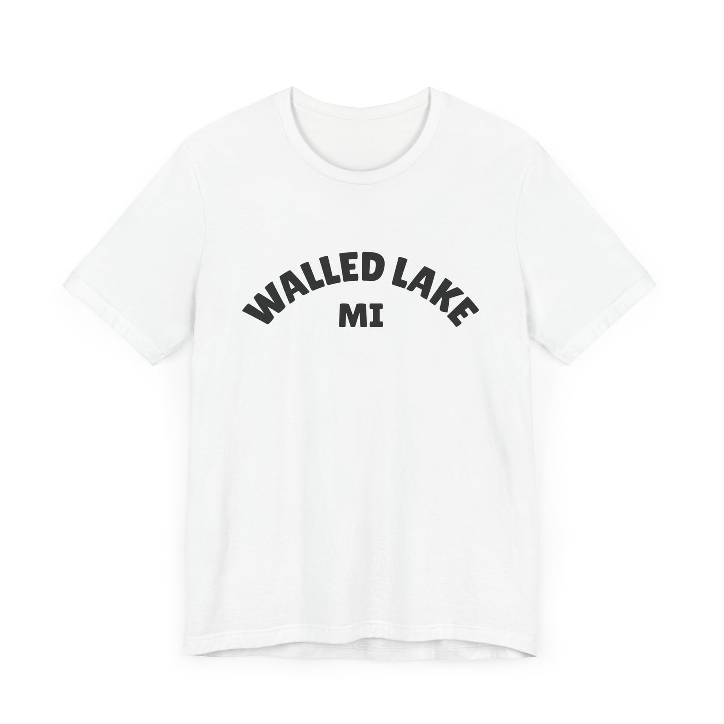 Walled Lake, Michigan Unisex Jersey Short Sleeve Tee