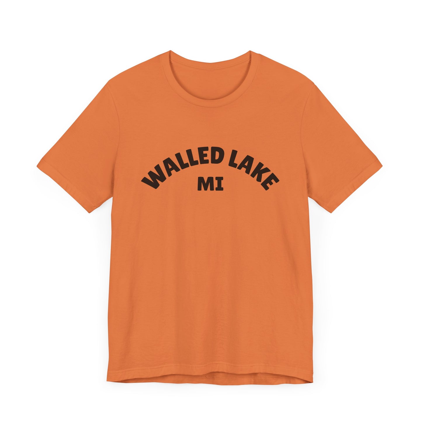 Walled Lake, Michigan Unisex Jersey Short Sleeve Tee