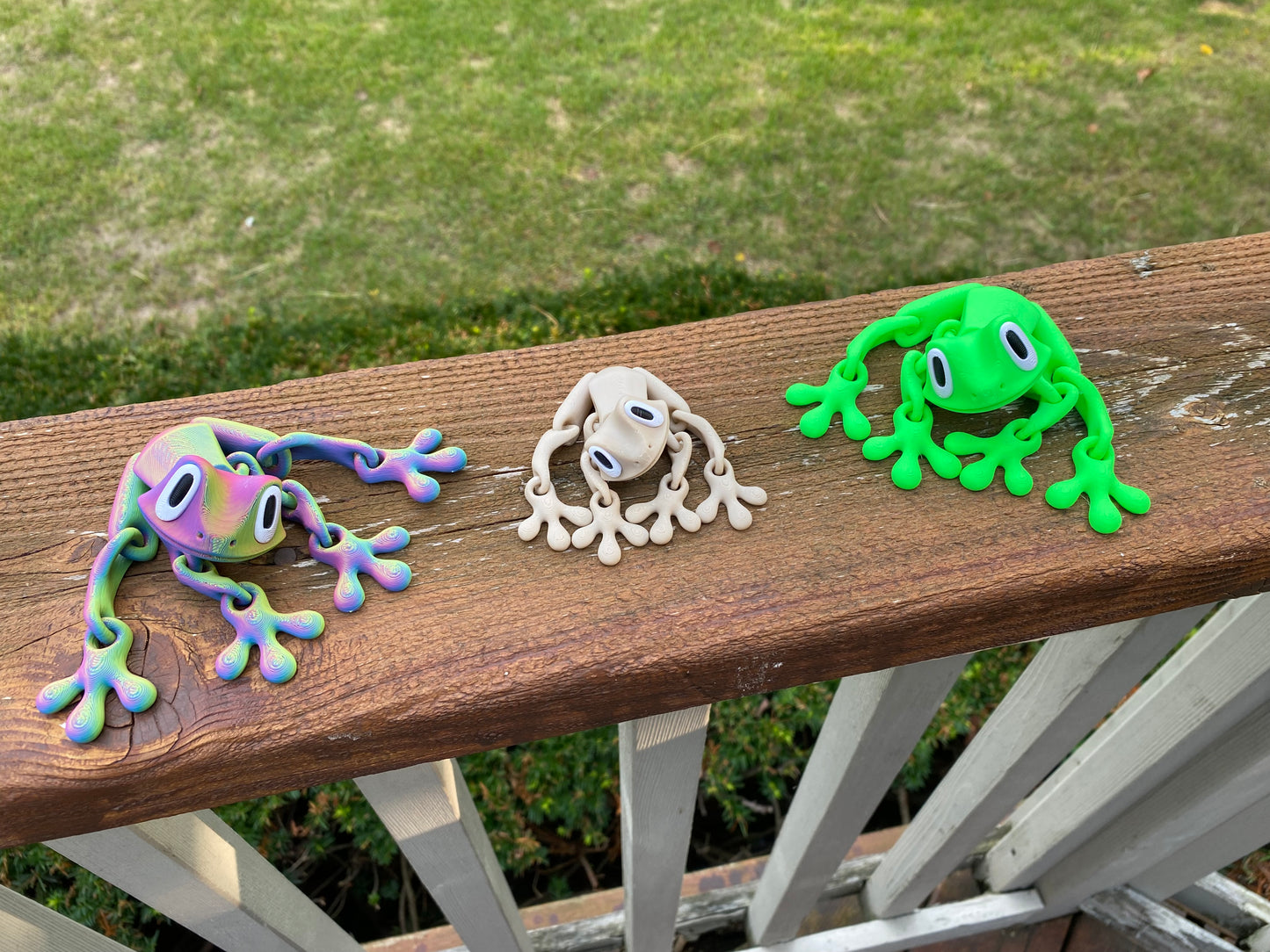Articulated Tree Frog Fridge Magnets 3D Printed