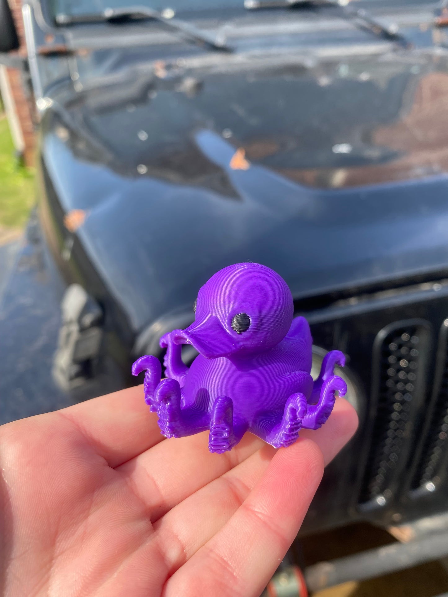 Octopus Duck Miniature Figurine For Jeep Wrangler Dashboard