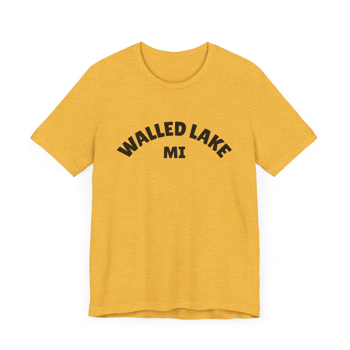 Walled Lake, Michigan Unisex Jersey Short Sleeve Tee