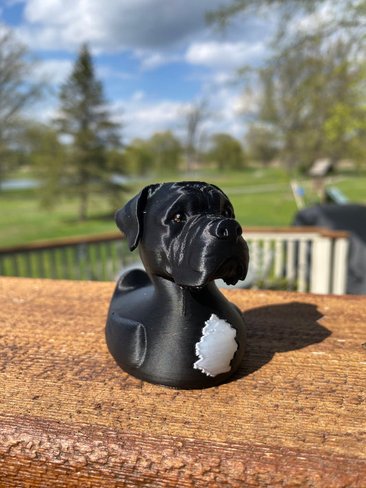 Cane Corso Duck Miniature Figurine For Jeep Wrangler Dashboard