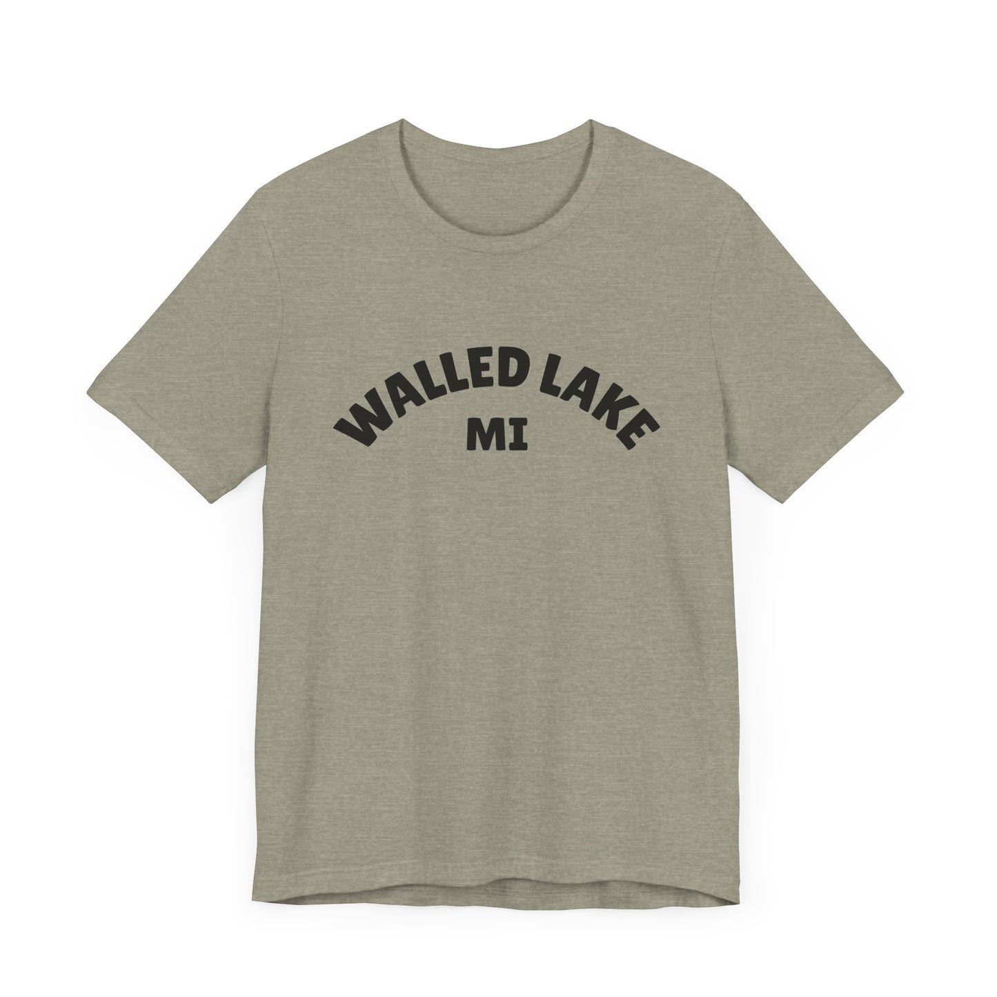 Walled Lake, Michigan Unisex Jersey Short Sleeve Tee