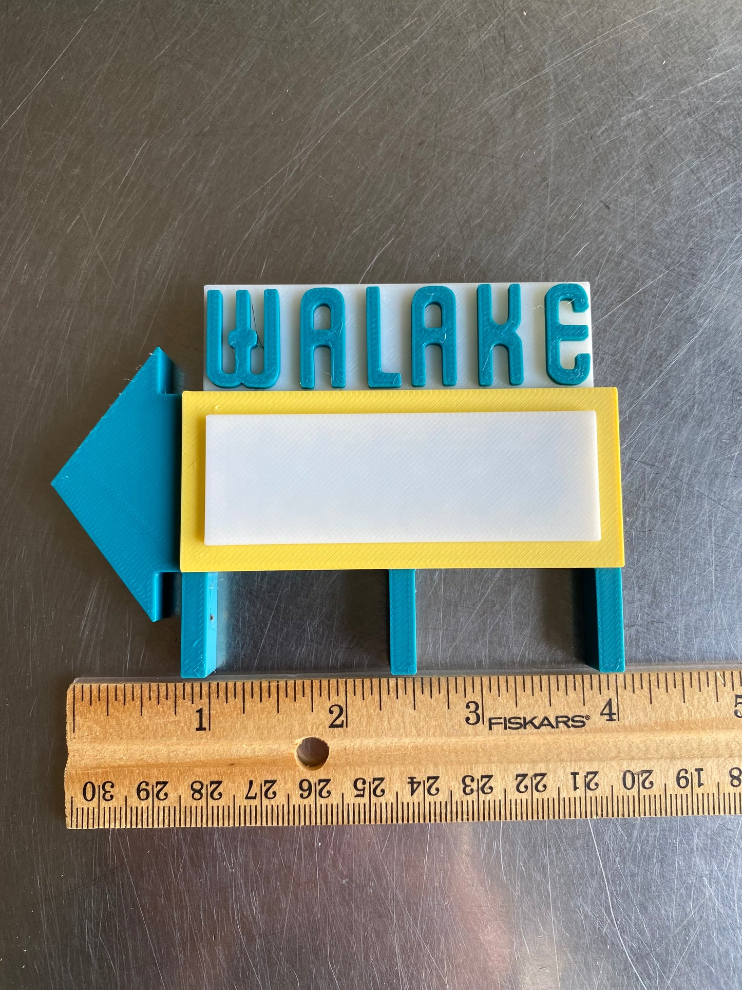 Walake Drive-In Sign Miniature Desk/ Shelf and Christmas Tree Ornaments Walled Lake, Michigan