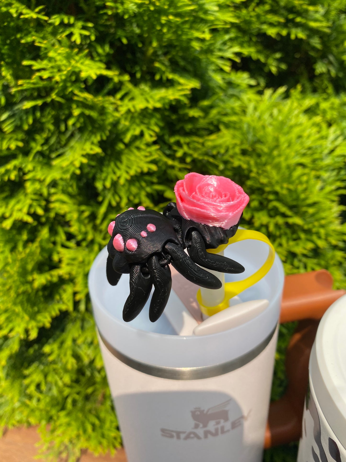 Spider Straw Topper/ Charm for Stanely Tumblers and other 9.5mm Straws