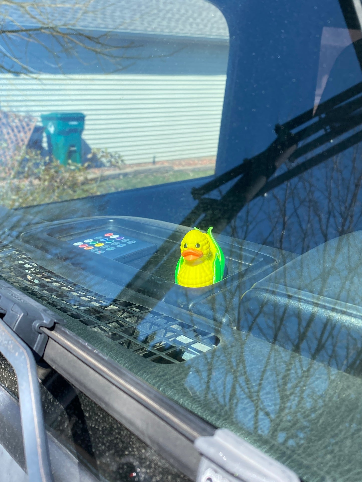 Corn Duck Miniature Figurine For Jeep Wrangler Dashboard