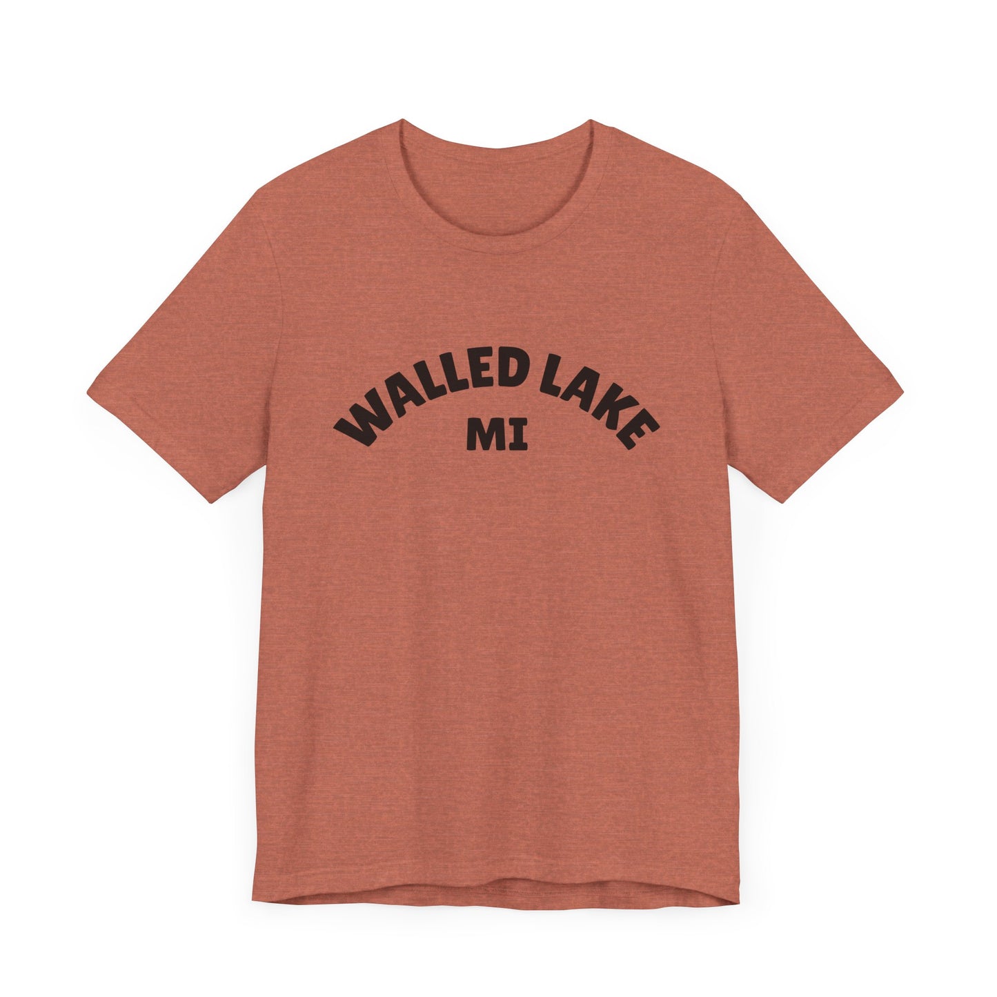 Walled Lake, Michigan Unisex Jersey Short Sleeve Tee