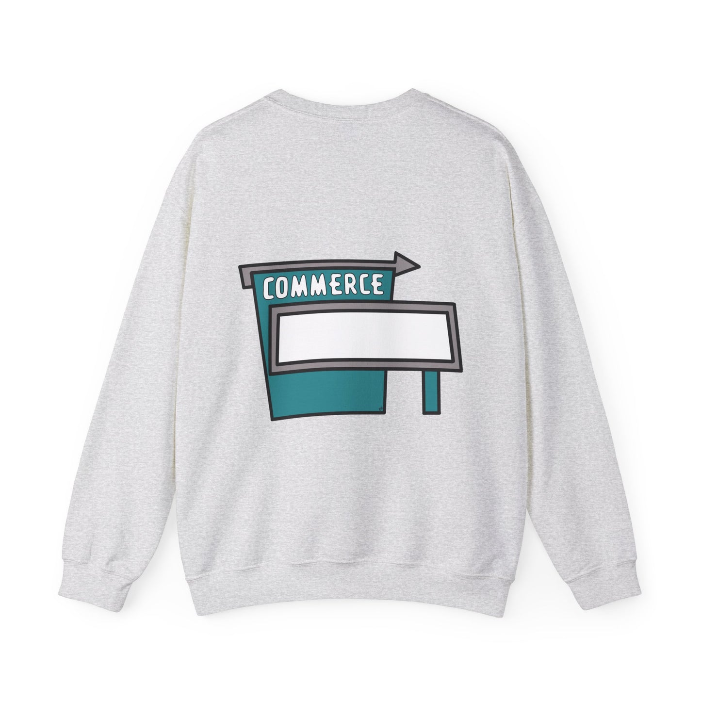 Commerce Drive-In Sign Crewneck Unisex Sweatshirt