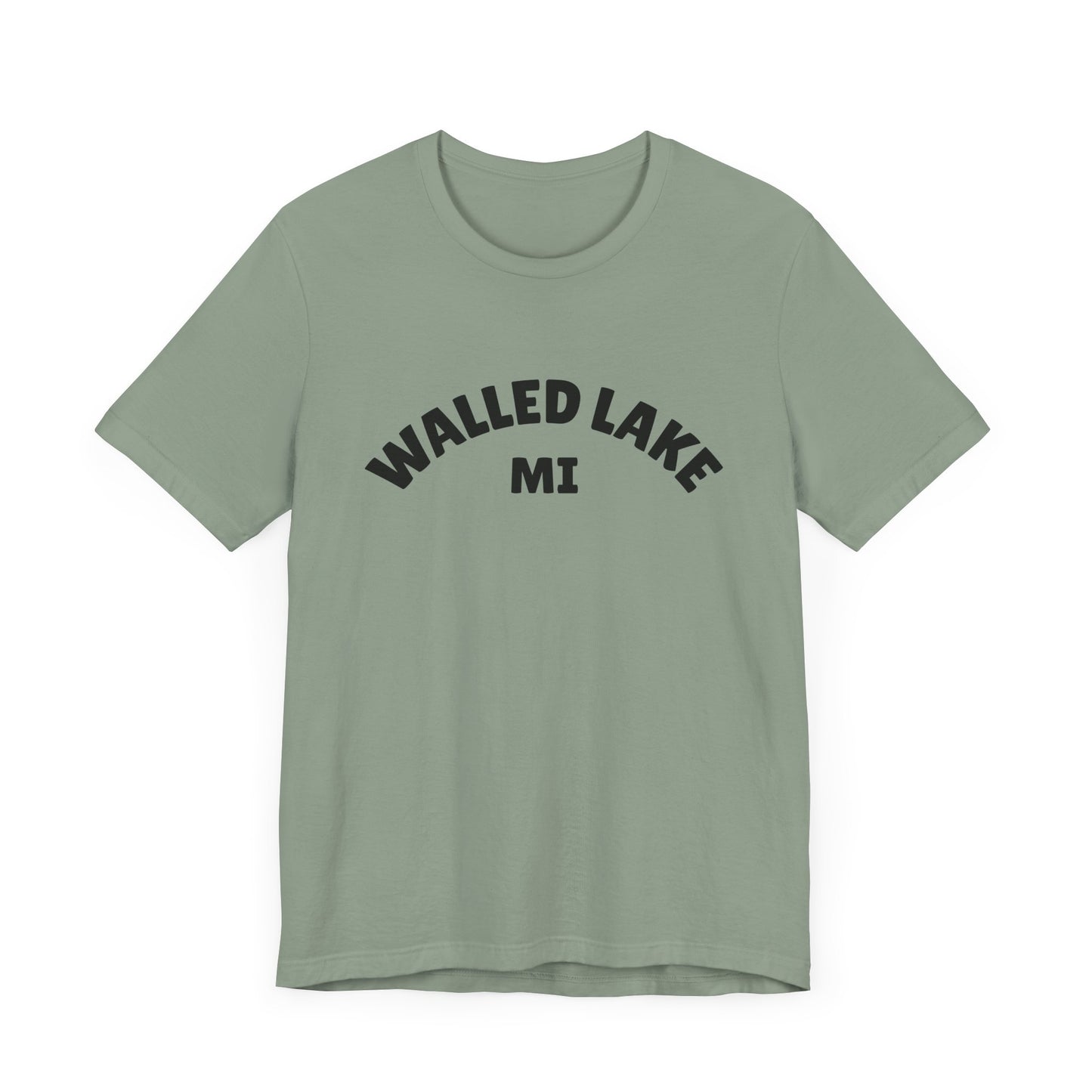 Walled Lake, Michigan Unisex Jersey Short Sleeve Tee