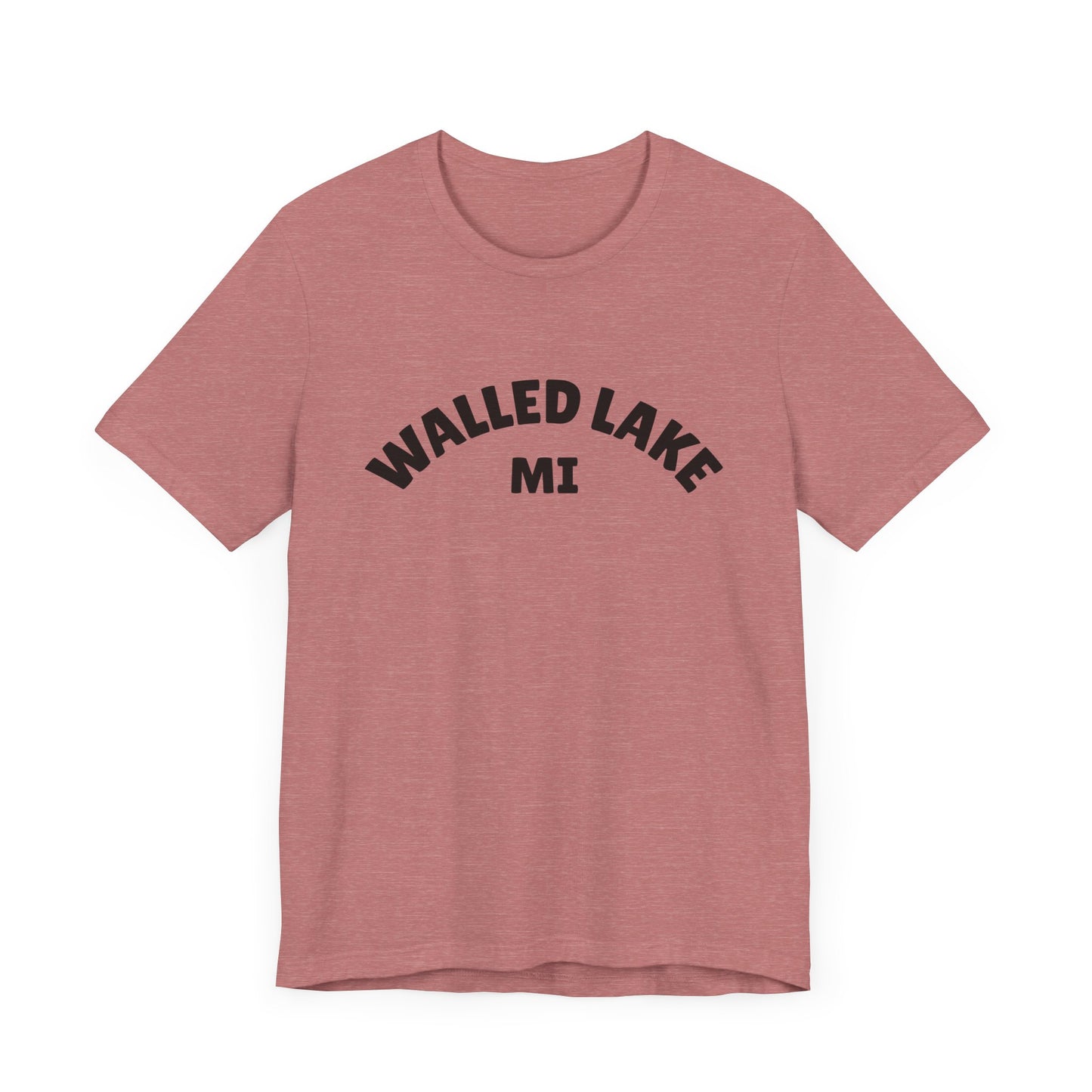 Walled Lake, Michigan Unisex Jersey Short Sleeve Tee