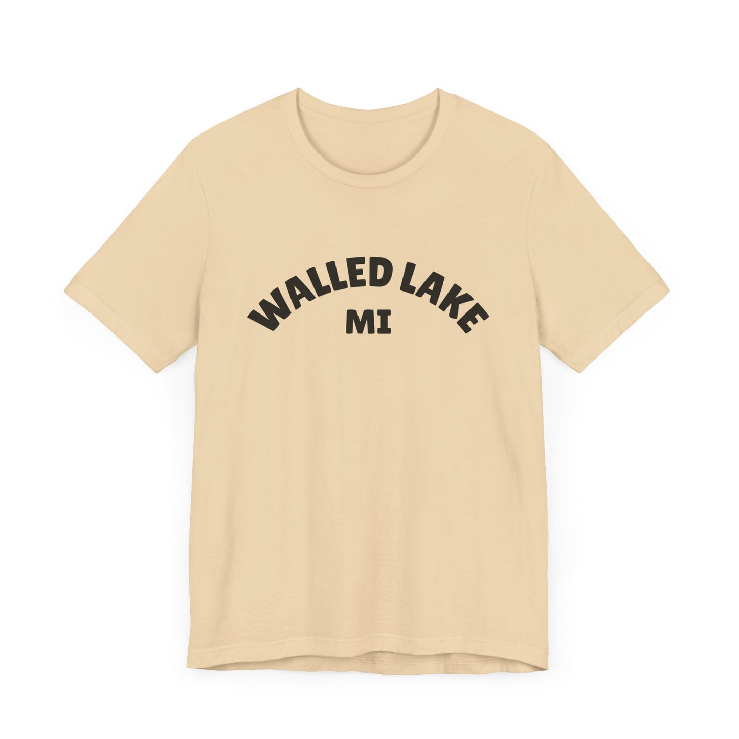 Walled Lake, Michigan Unisex Jersey Short Sleeve Tee