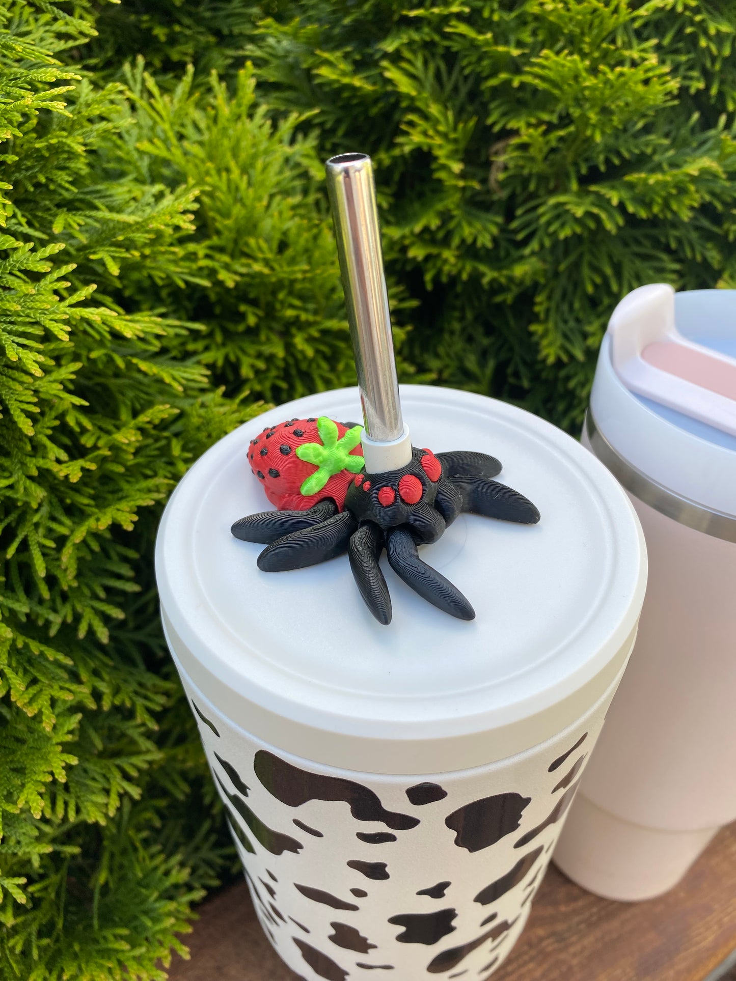 Spider Straw Topper/ Charm for Stanely Tumblers and other 9.5mm Straws