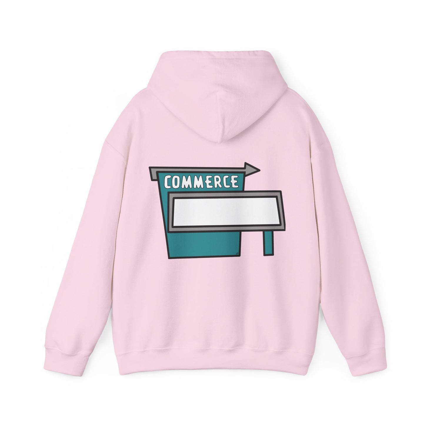 Commerce Drive-In Sign Unisex Hooded Sweatshirt Hoodie