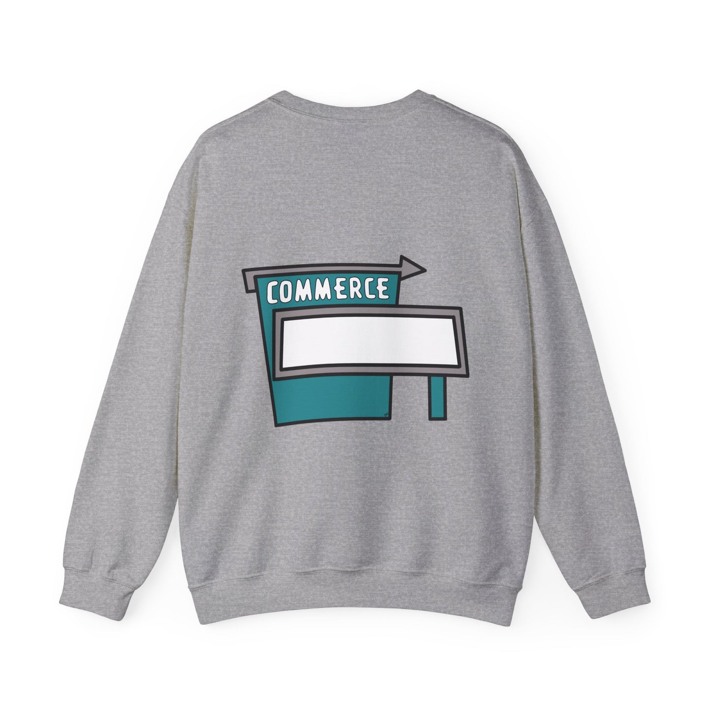 Commerce Drive-In Sign Crewneck Unisex Sweatshirt