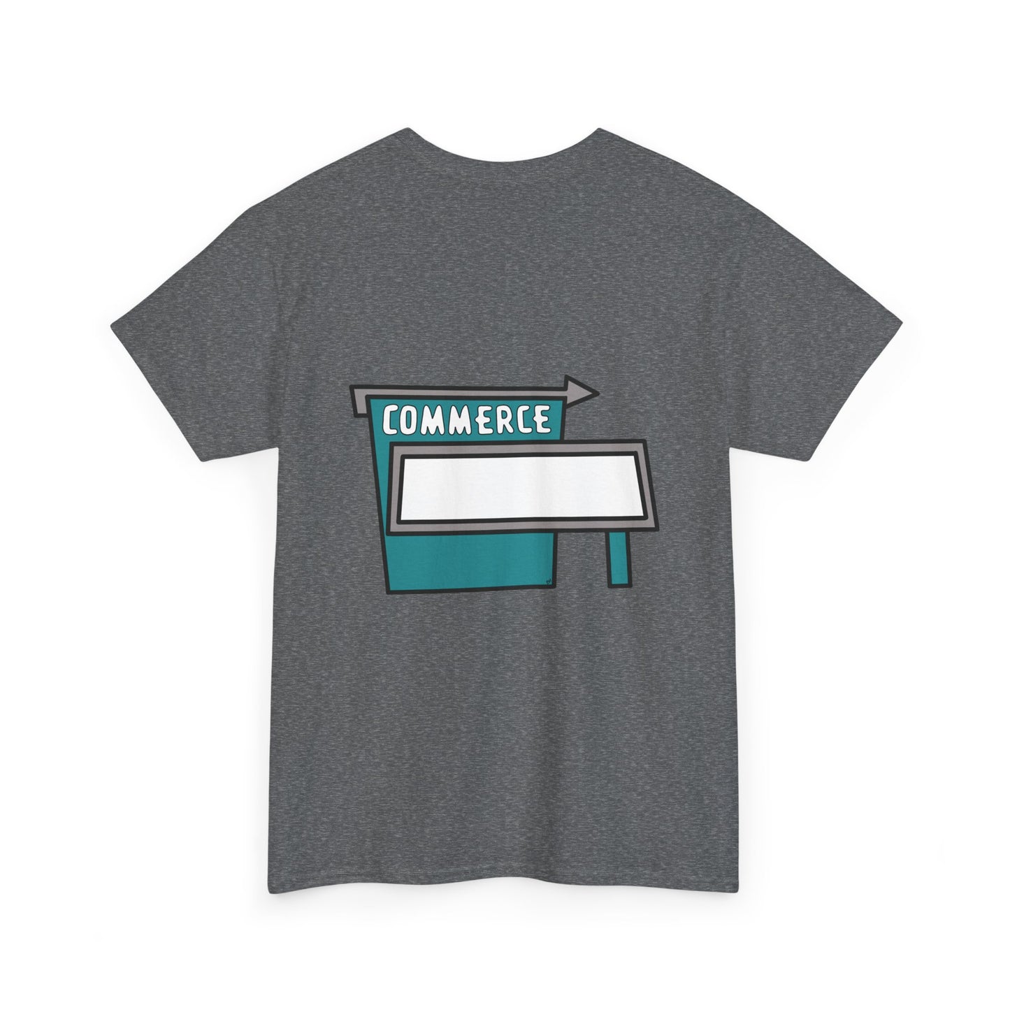 Commerce Drive-In Sign Unisex Heavy Cotton Tee Shirt