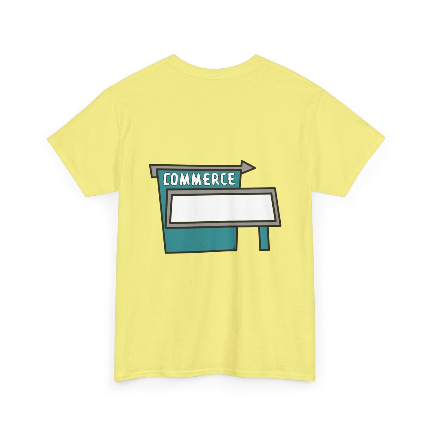 Commerce Drive-In Sign Unisex Heavy Cotton Tee Shirt