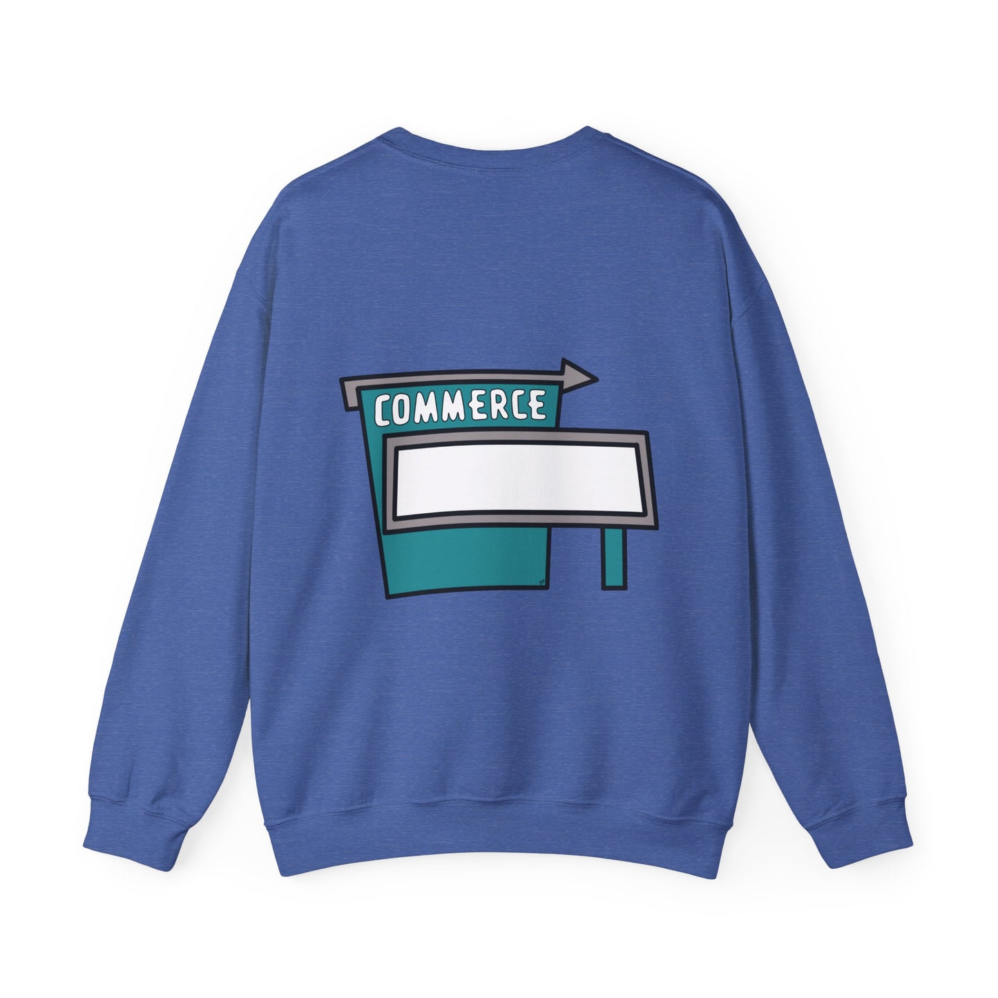 Commerce Drive-In Sign Crewneck Unisex Sweatshirt