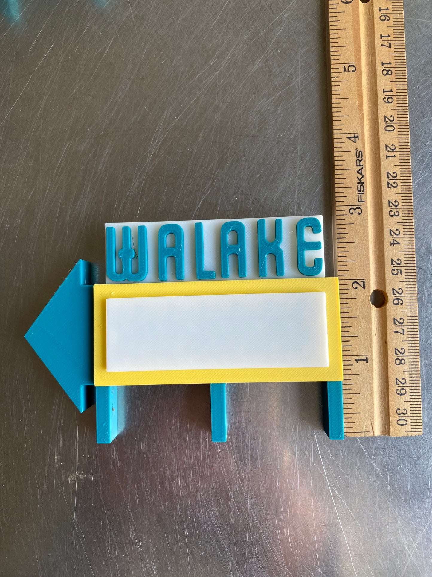 Walake Drive-In Sign Miniature Desk/ Shelf and Christmas Tree Ornaments Walled Lake, Michigan