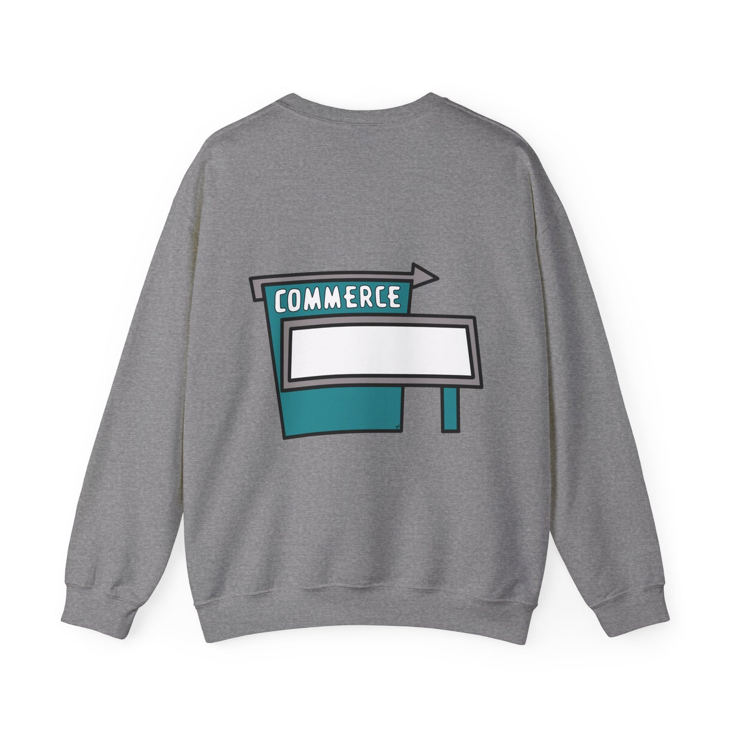 Commerce Drive-In Sign Crewneck Unisex Sweatshirt