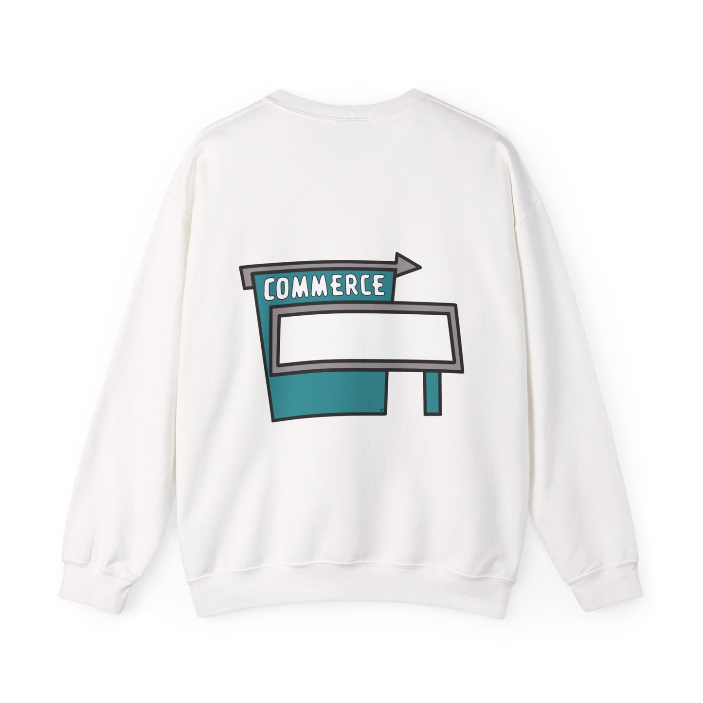 Commerce Drive-In Sign Crewneck Unisex Sweatshirt