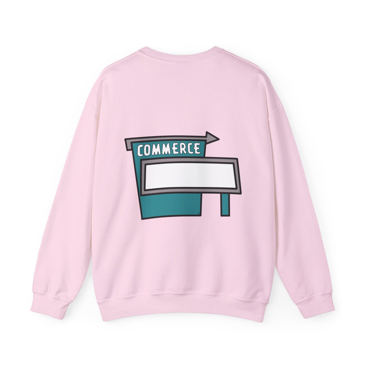 Commerce Drive-In Sign Crewneck Unisex Sweatshirt