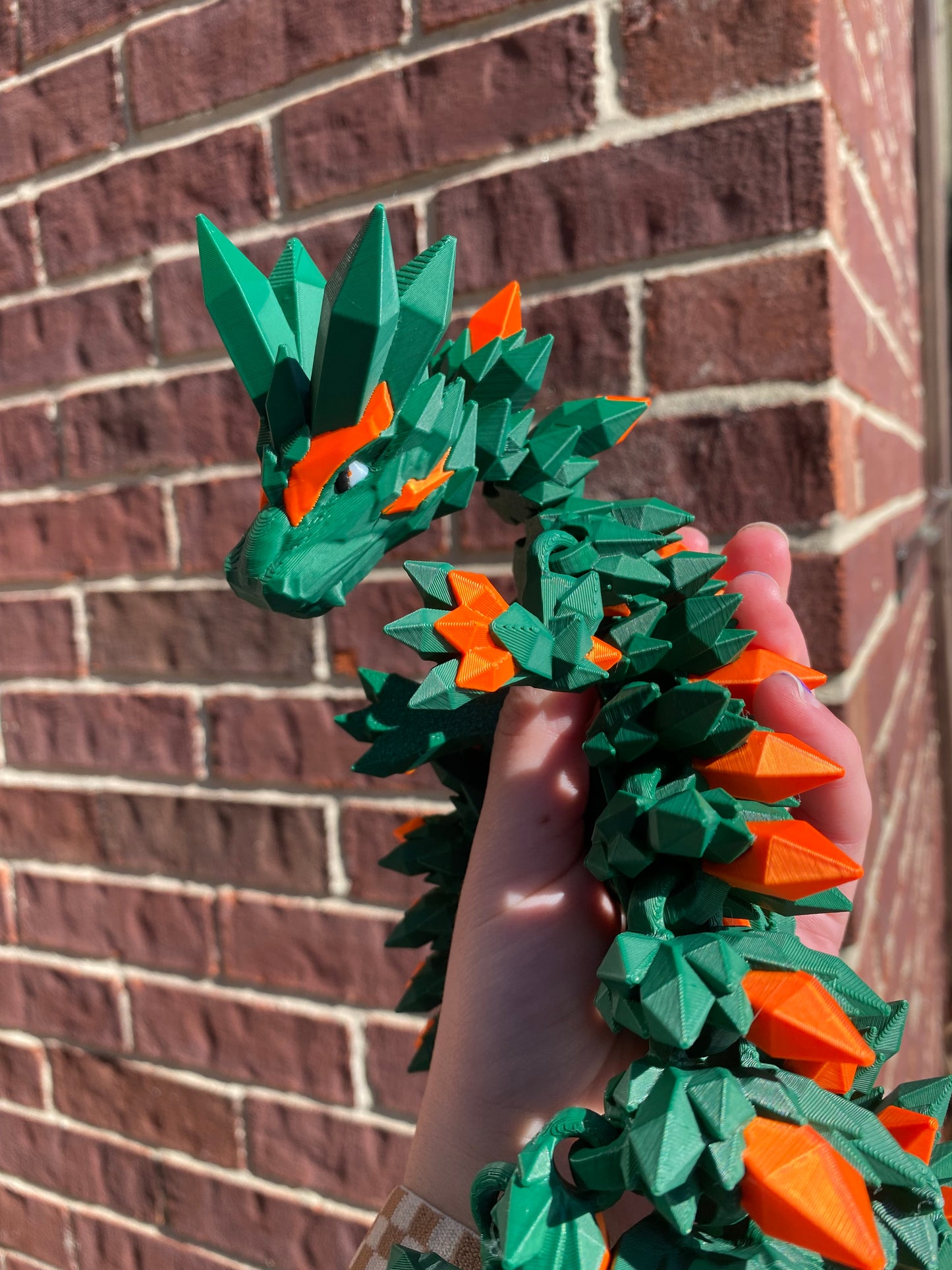 Articulated Fidget Crystal Dragons