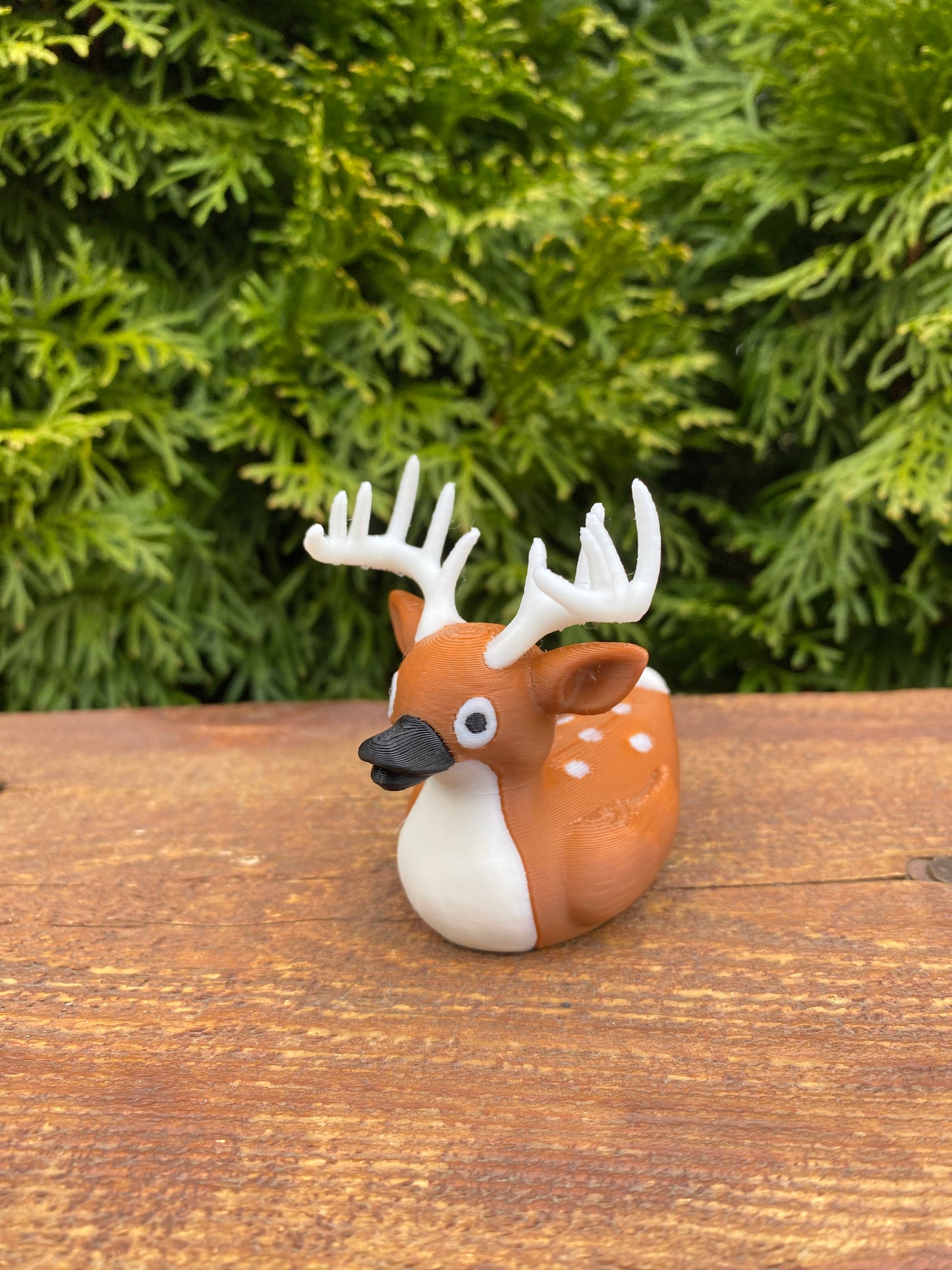 Whitetail Deer Buck Duck Miniature Figurine For Jeep Wrangler Dashboard