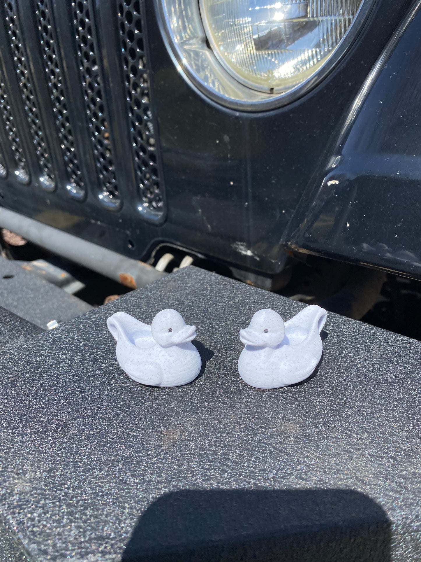 Gravy Boat Duck Miniature Figurine For Jeep Wrangler Dashboard