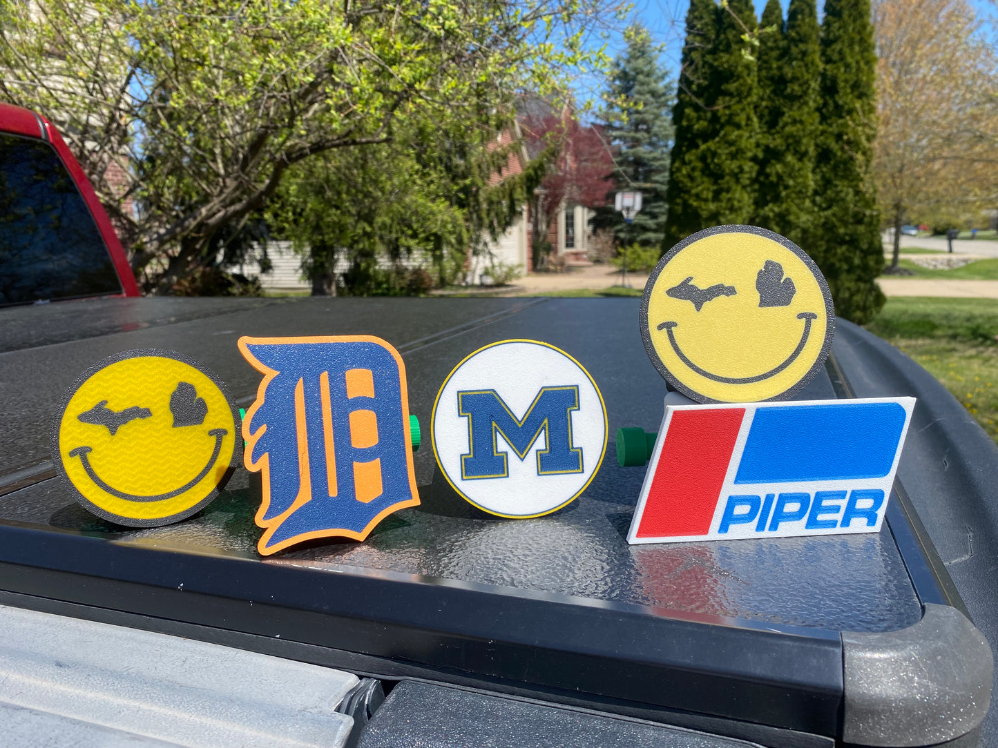 Custom 3D Printed Hitch Receiver Covers For 2in and 1.25in Receivers Trucks, Sedans, SUVs