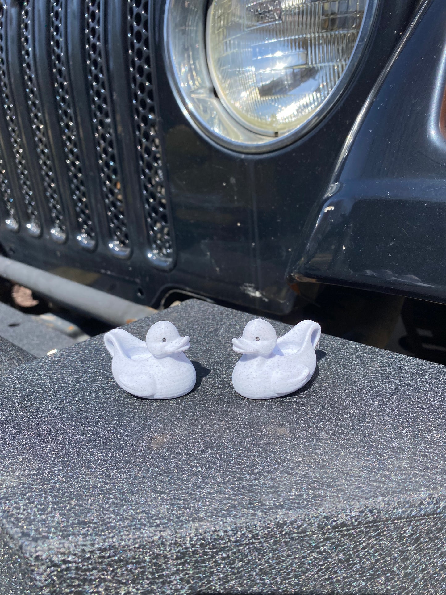 Gravy Boat Duck Miniature Figurine For Jeep Wrangler Dashboard
