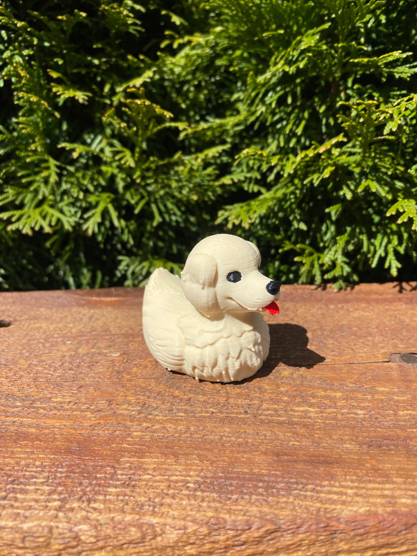 Golden Retreiver Duck Miniature Figurine For Jeep Wrangler Dashboard