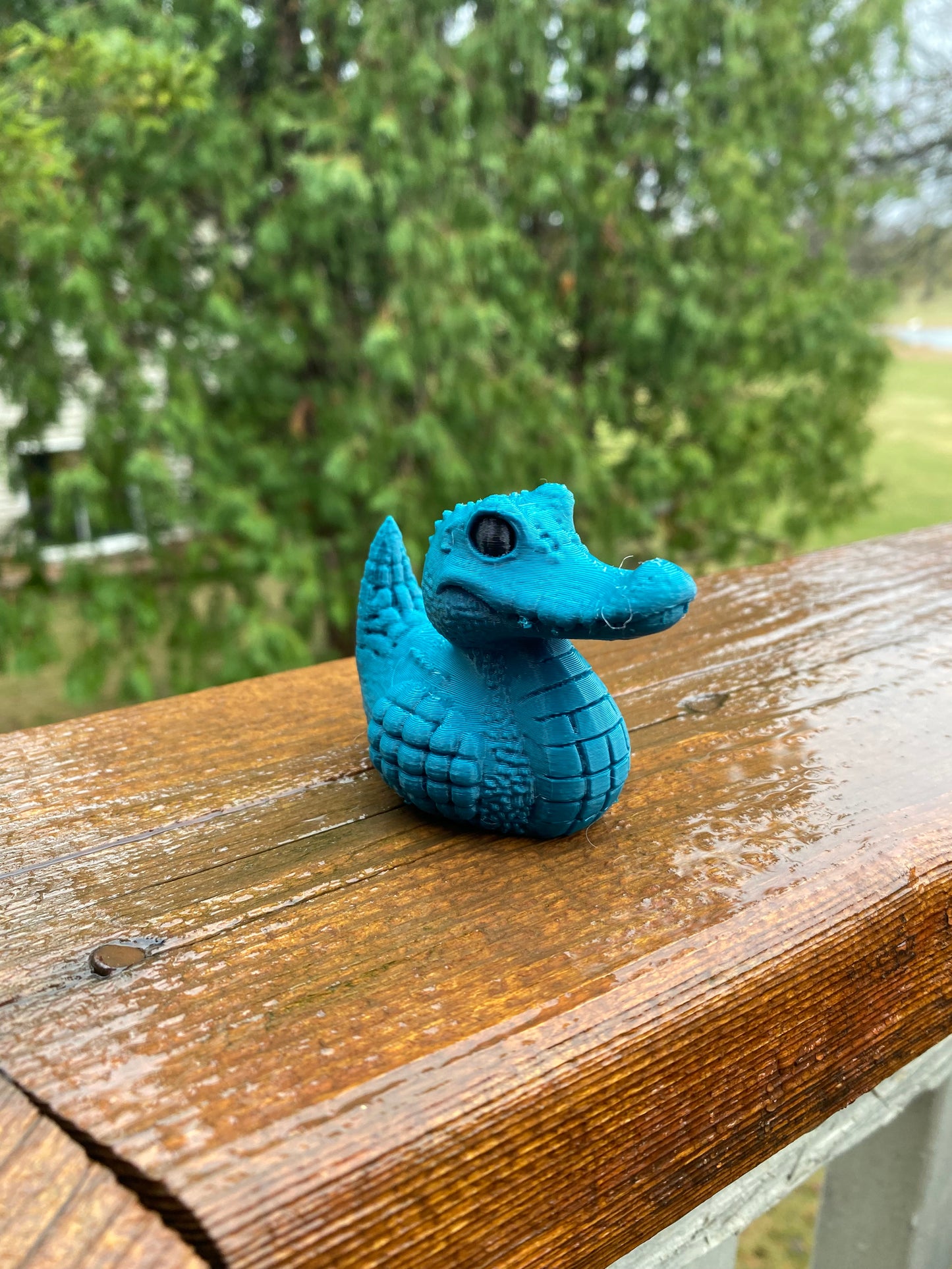 Alligator Croc Duck Miniature Figurine For Jeep Wrangler Dashboard