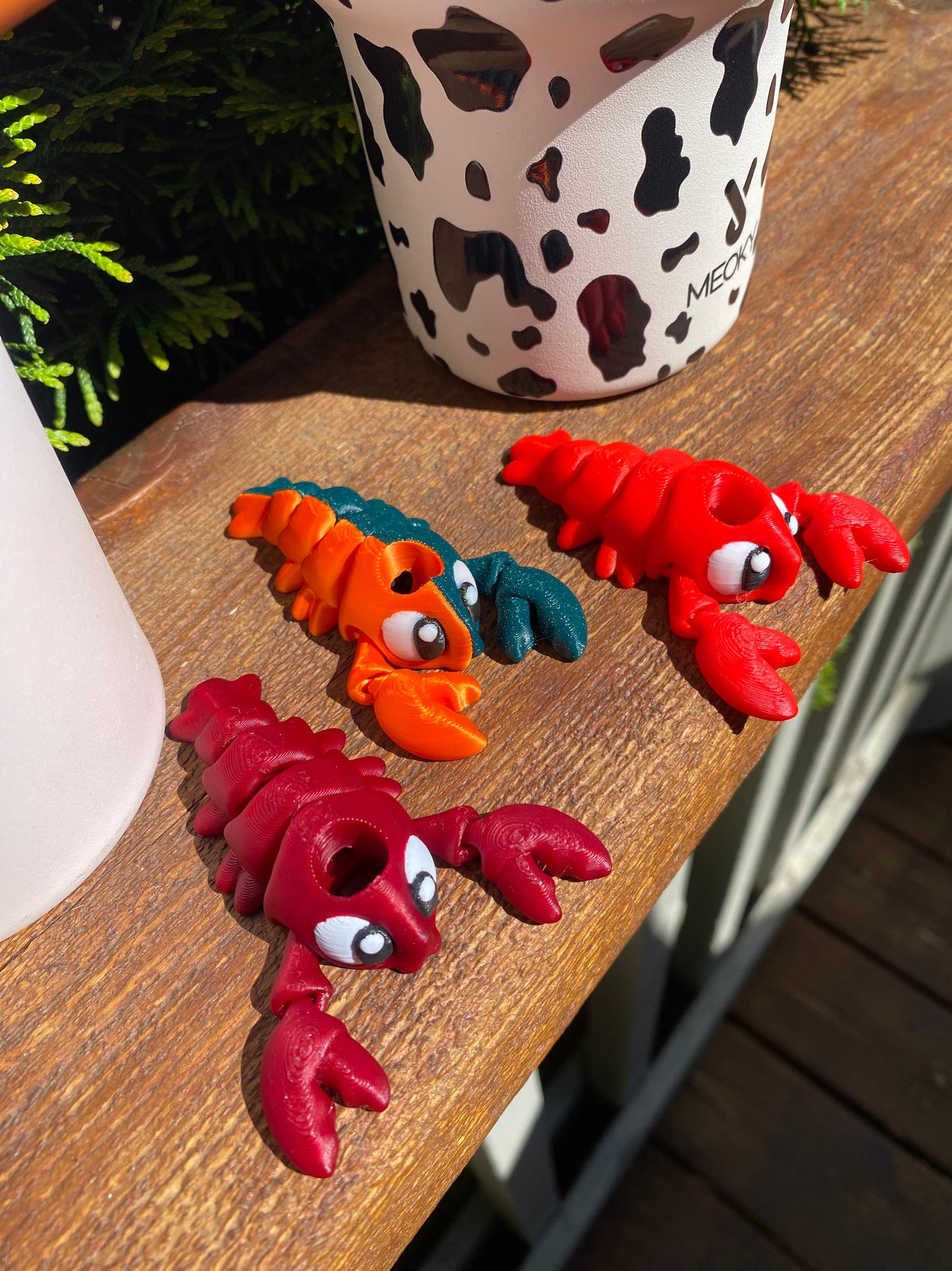 Lobster Straw Topper/ Charm for Stanely Tumblers and other 9.5mm Straws