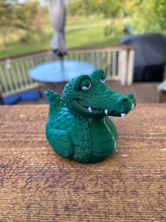 Alligator Croc Duck Miniature Figurine For Jeep Wrangler Dashboard