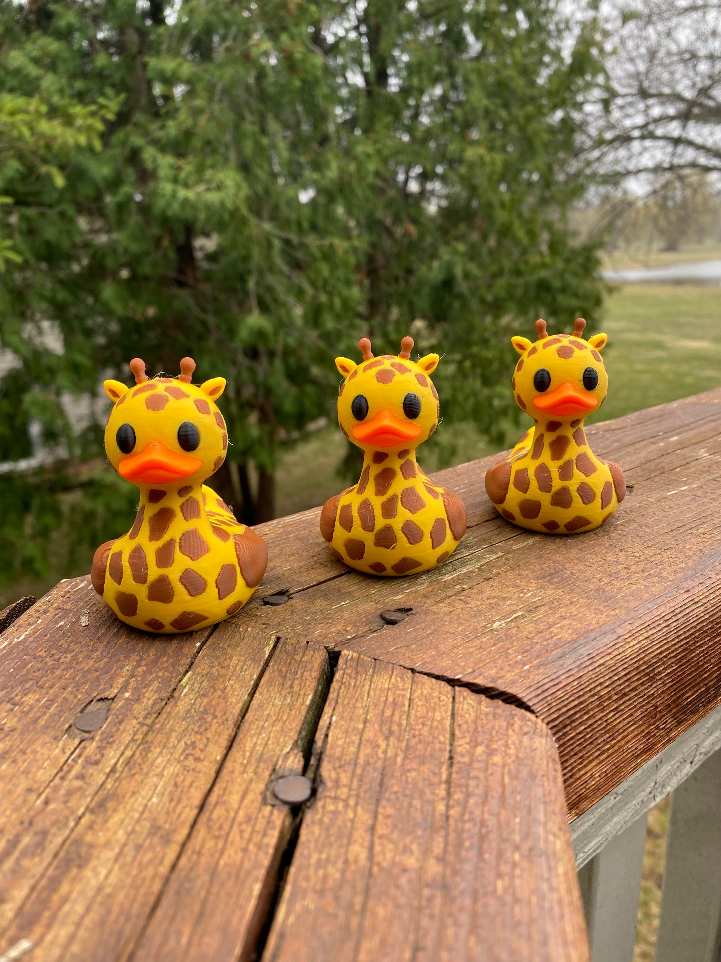 Giraffe Duck Miniature Figurine For Jeep Wrangler Dashboard