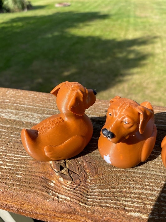 Rhodesian Ridgeback Duck Miniature Figurine For Jeep Wrangler Dashboard 3D Printed