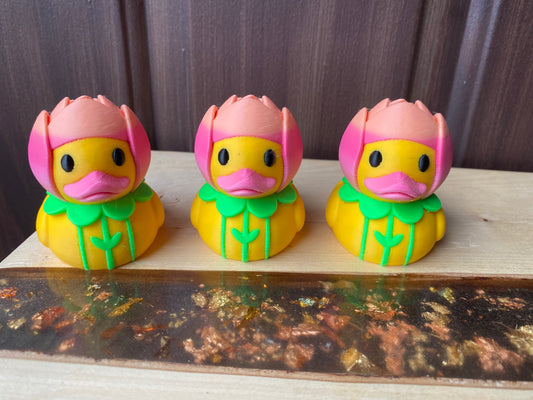 Tulip Duck Miniature Figurine For Jeep Wrangler Dashboard