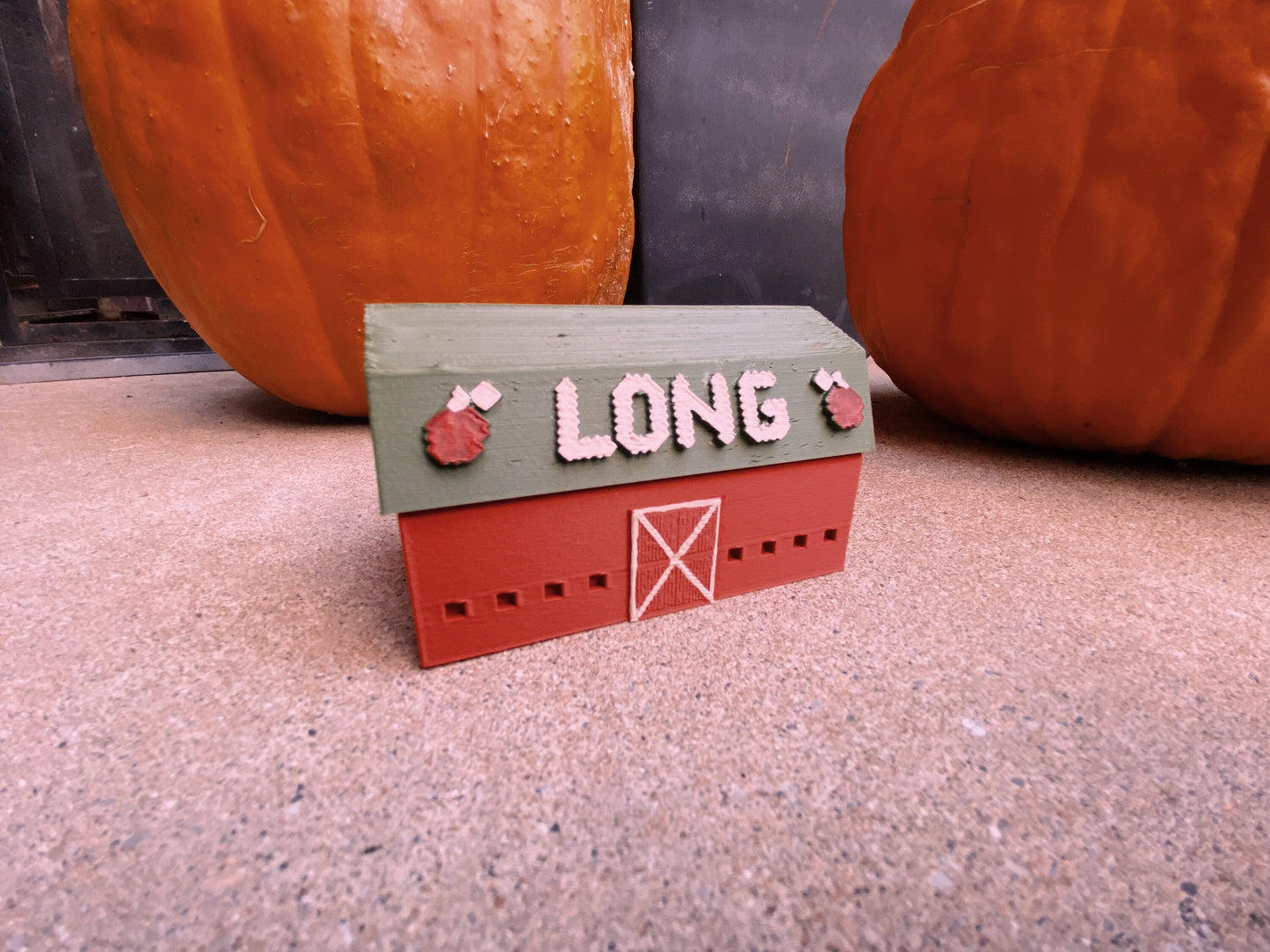 Longs Orchard Cider Mill Barn Commerce Twp. Michigan Miniature Replica Desk/Tree Ornaments