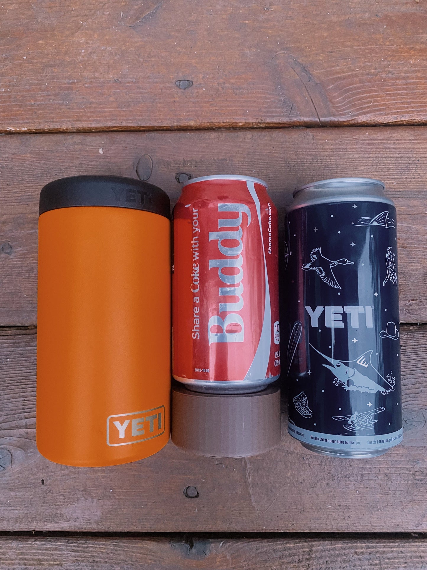 Yeti 16oz Can Cooler to 12oz Can Cooler 3D Printed Adapter Puck