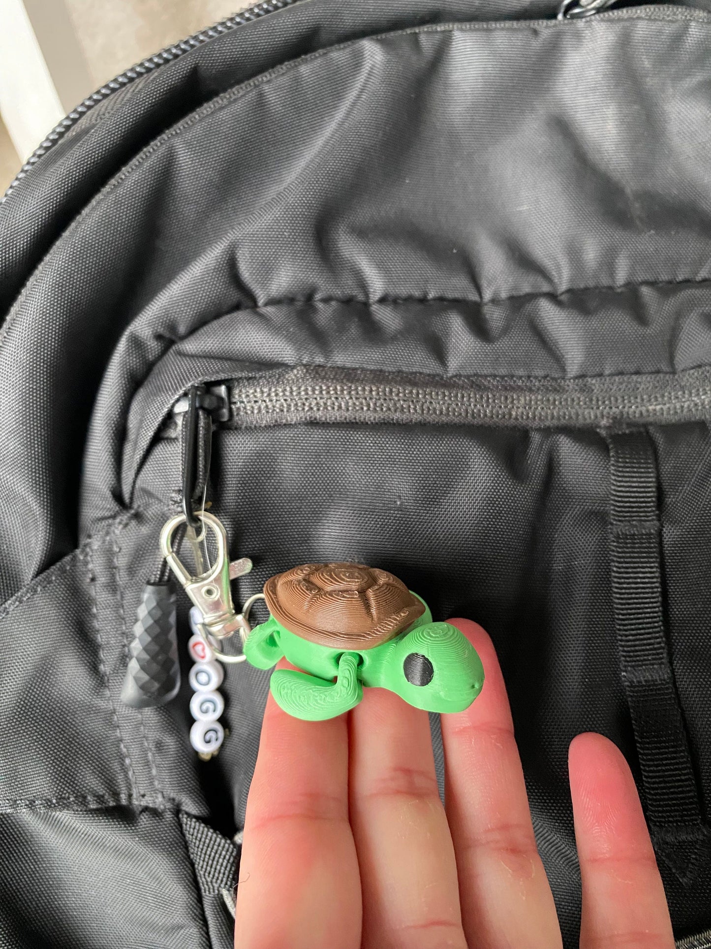 3D Printed Articulated Fidget Sea Turtles And Keychains
