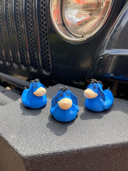 Eeyore Duck Miniature Figurine For Jeep Wrangler Dashboard